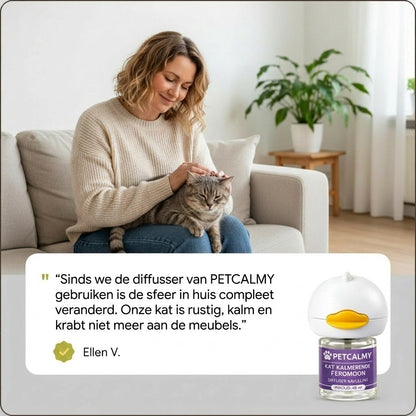 Kalmerende Diffuser voor Katten  🐱 Nu 30% KORTING bij aankoop van 1 diffuser!  🎉 Koop 2 diffusers en profiteer van onze 1+1 GRATIS actie.
