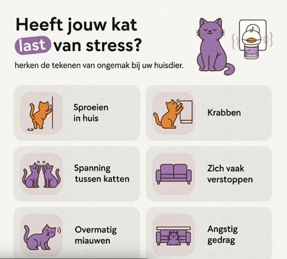 Kalmerende Diffuser voor Katten  🐱 Nu 30% KORTING bij aankoop van 1 diffuser!  🎉 Koop 2 diffusers en profiteer van onze 1+1 GRATIS actie.